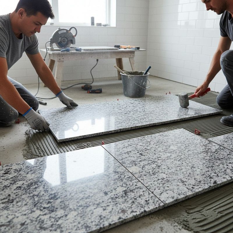 Granite Floor Installation in Wilmington, NC