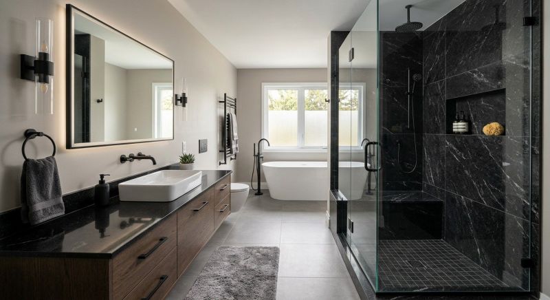 Granite Shower Installation in Stamford, CT