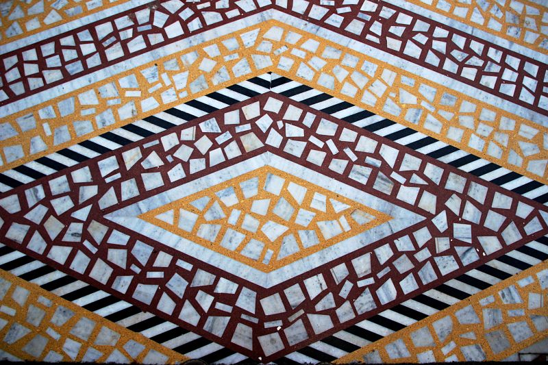 Mosaic Tile Floor Installation in Loudoun County, VA