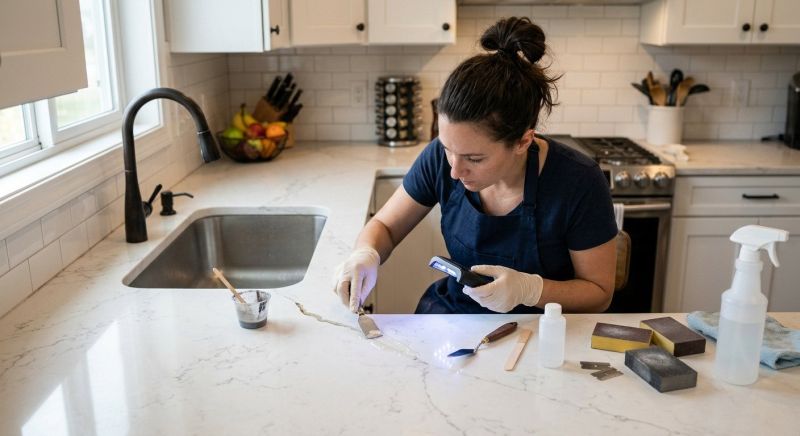 Quartz Counter Repair in Alpharetta, GA