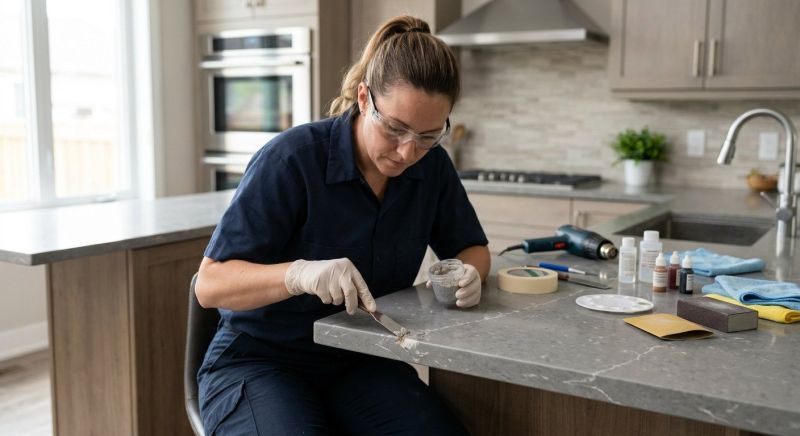 Quartz Counter Repair in Kansas City, KS