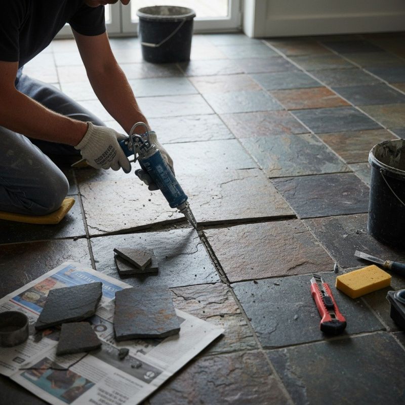 Slate Floor Repair in Overland Park, KS