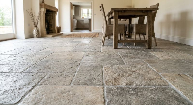 Stone Floor Installation in Olathe, KS