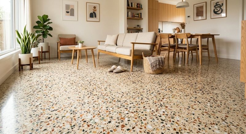 Terrazzo Flooring Installation in Overland Park, KS