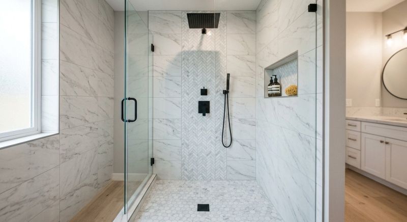Tile Shower Renovation in Conroe, TX