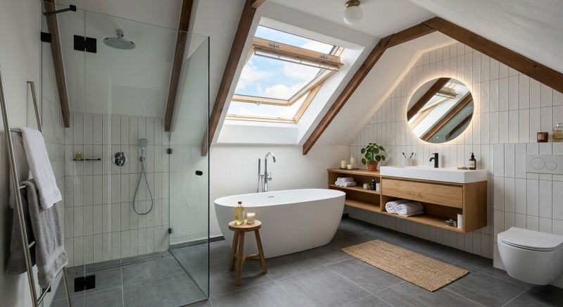 Attic Bathroom Remodeling in Norwalk, CT