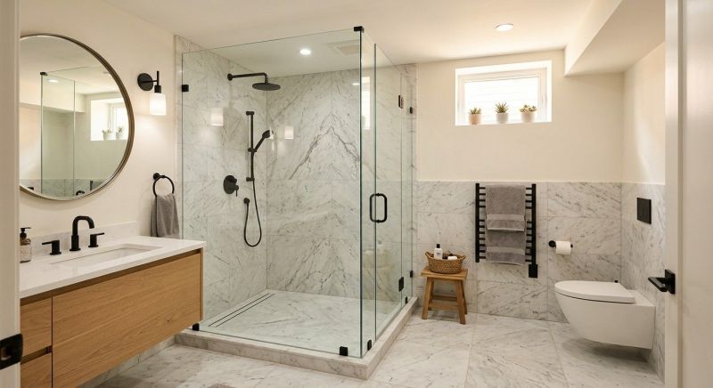Basement Bathroom Remodeling in West Chester, PA