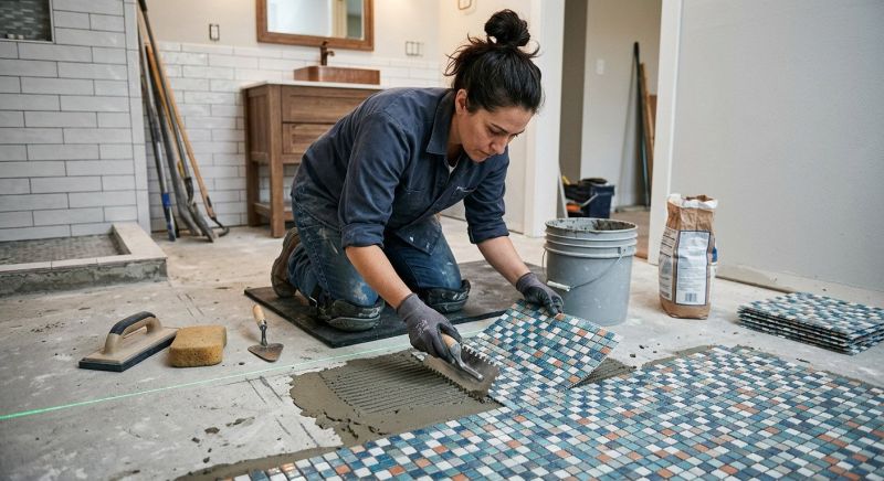 Bathroom Flooring Installation in Annapolis, MD