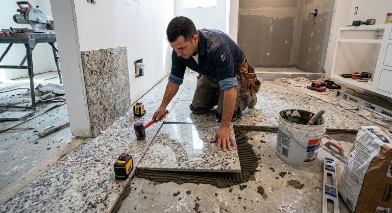 Bathroom Granite Installation in Olathe, KS