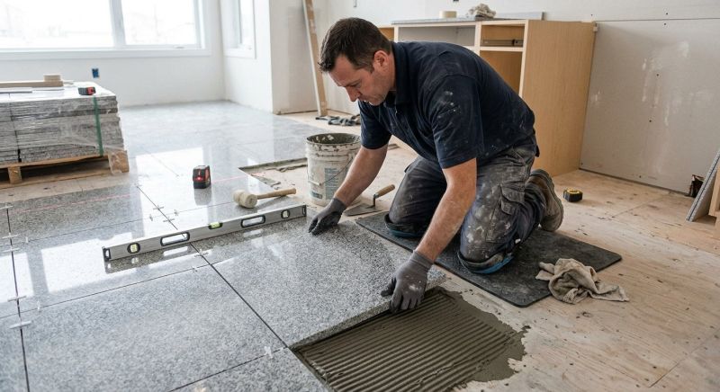 Granite Floor Installation in Alpharetta, GA