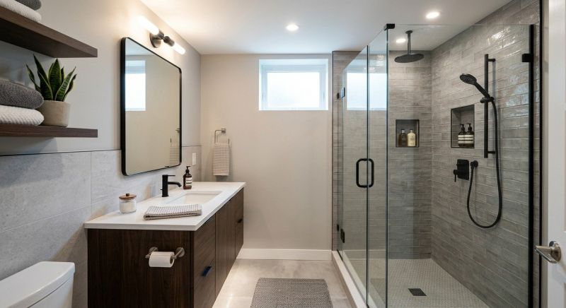 Granite Shower Installation in Framingham, MA