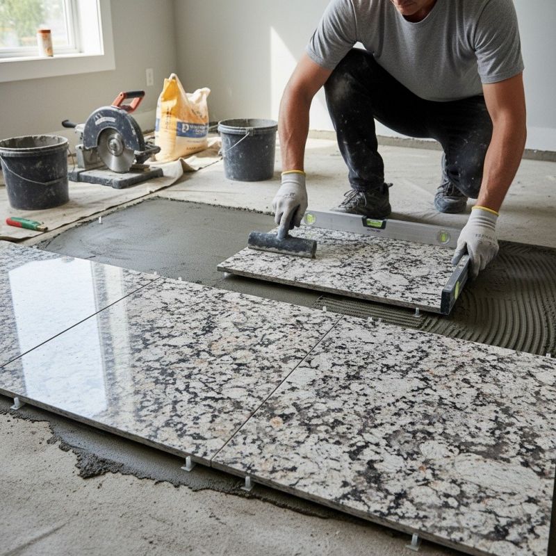 Granite Tile Installation in Alpharetta, GA