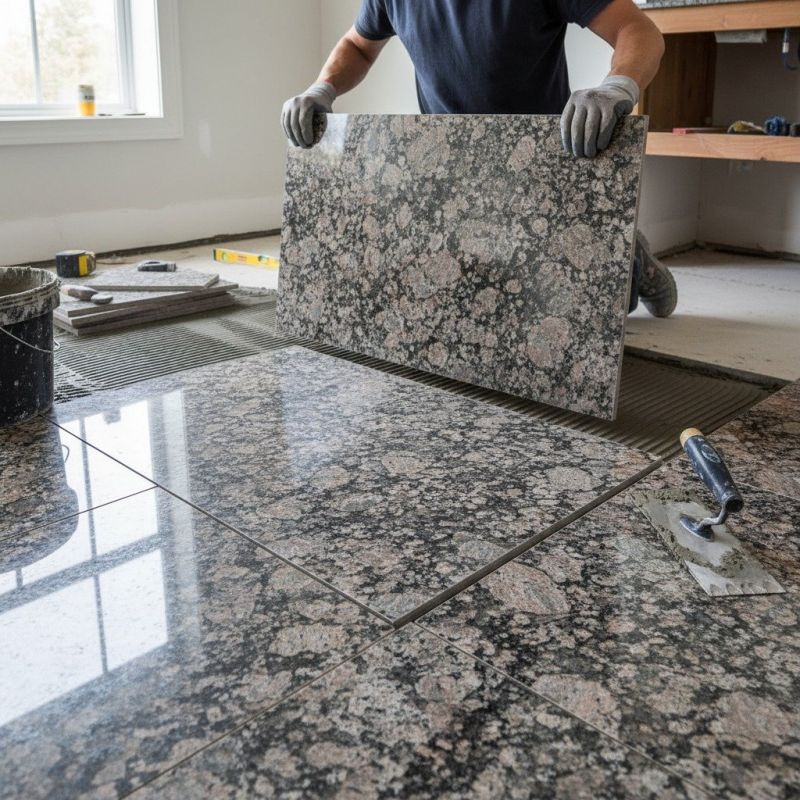 Granite Tile Installation in Alpharetta, GA