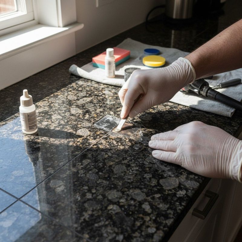 Granite Tile Repair in Overland Park, KS