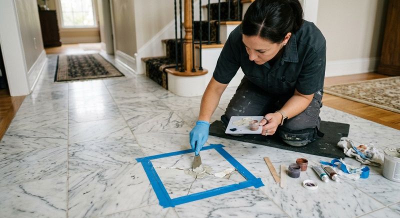 Marble Tile Repair in Kansas City, KS