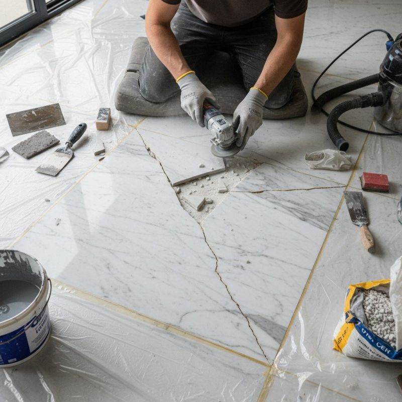 Marble Tile Repair in Kansas City, KS