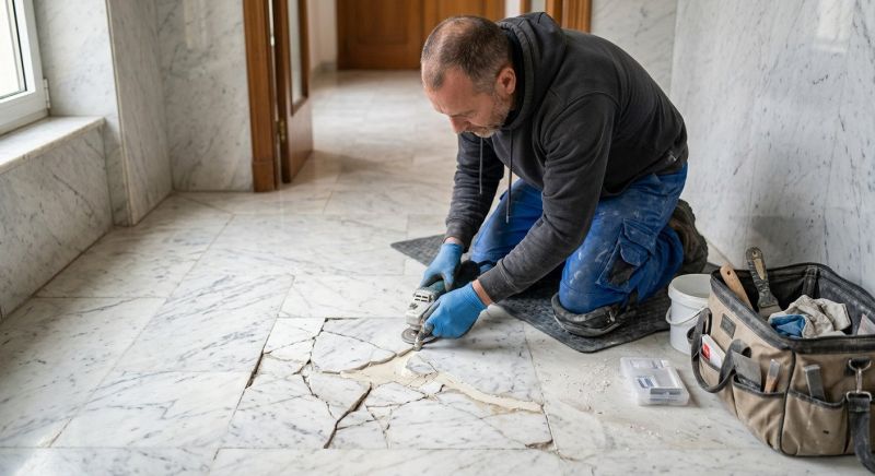 Marble Tile Repair in Olathe, KS