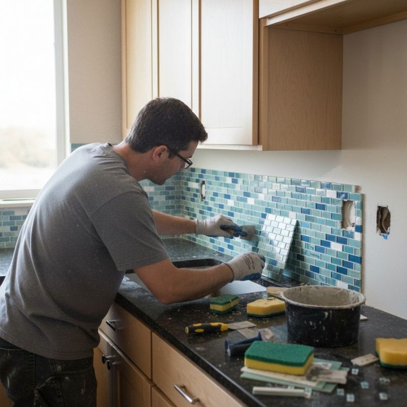 Mosaic Backsplash Installation in Wilmington, NC