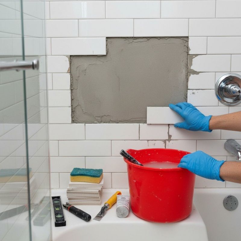 Shower Tile Repair in Conroe, TX