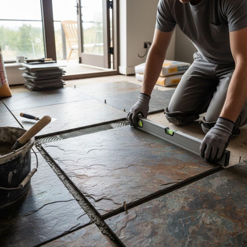 Slate Floor Installation in Wilmington, NC