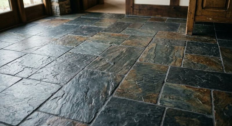 Slate Tile Floor Installation in Frederick, MD