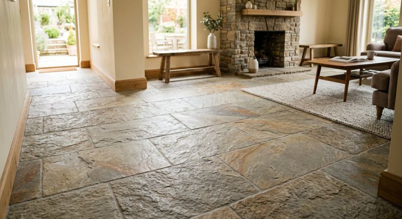 Stone Floor Installation in Overland Park, KS