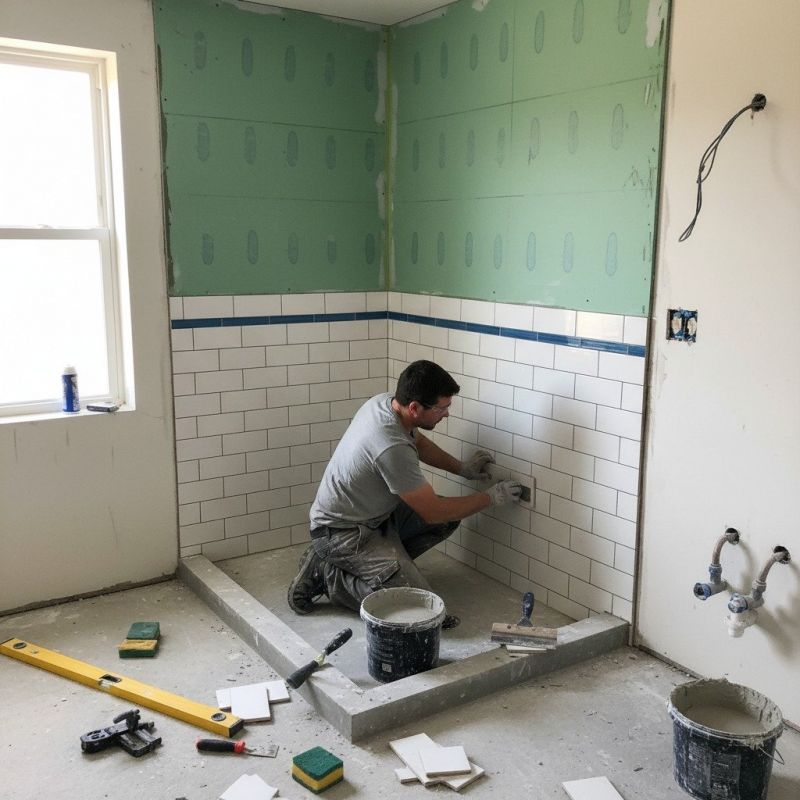 Tile Surround Installation in Littleton, CO