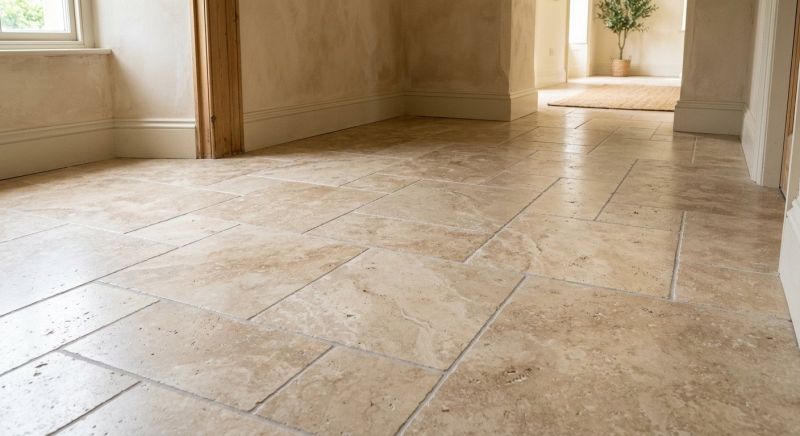 Travertine Floor Installation in Frederick, MD