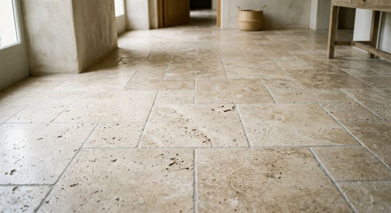 Travertine Floor Installation in Annapolis, MD