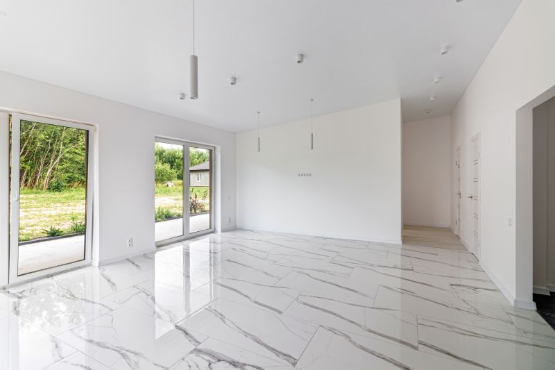 White Marble Tile Installation in Olathe, KS